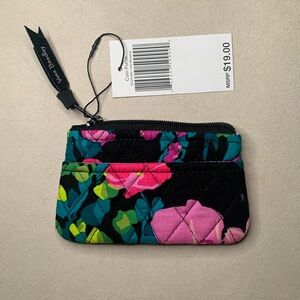 New Vera Bradley Coin Pouch Hilo Garden